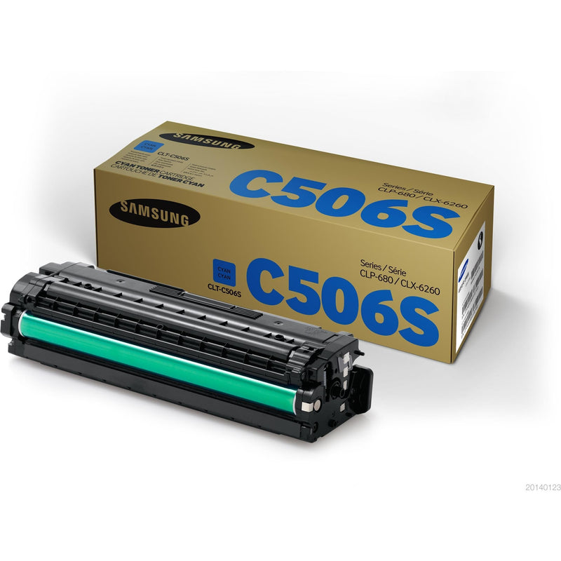 HP CLT-C506S Cyan Toner Cartridge 1,500 Pages Original SU049A Single-pack