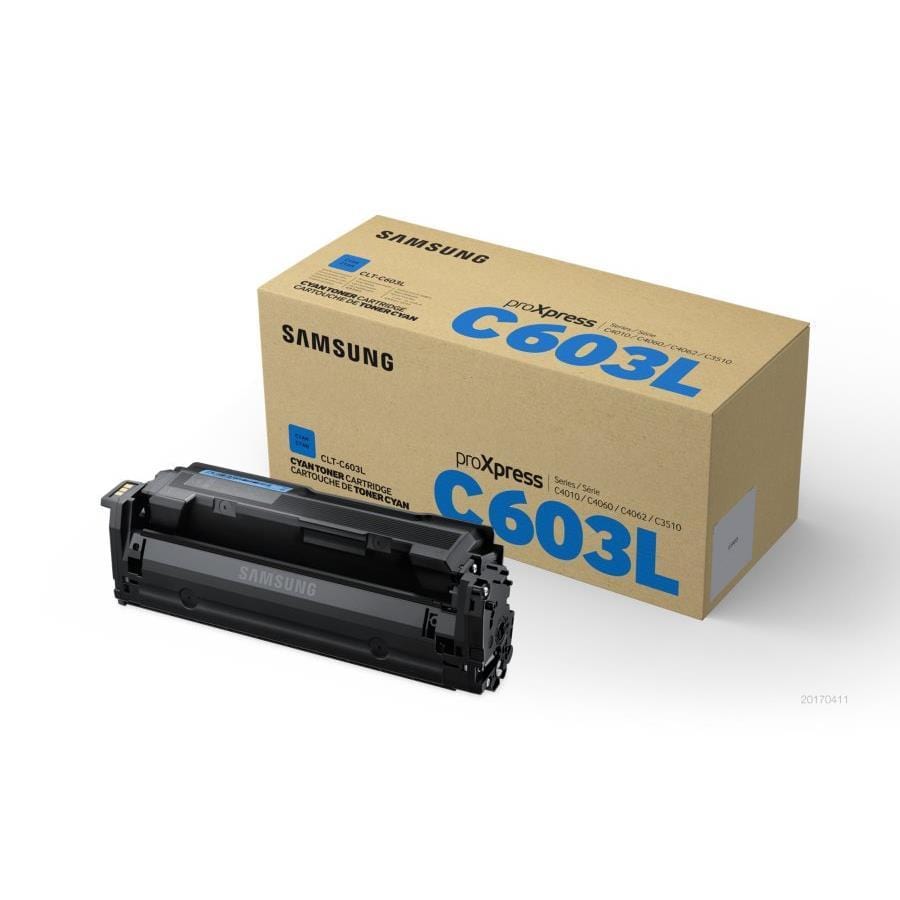 HP CLT-C603L Cyan Toner Cartridge 10,000 Pages Original SV232A Single-pack