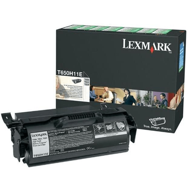 Lexmark T650H11E Black Toner Cartridge 25,000 Pages Original Single-pack