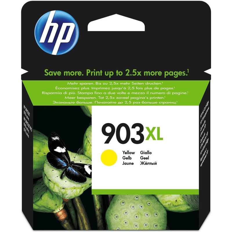 HP 903XL Yellow High Yield Printer Ink Cartridge Original T6M11AE Single-pack