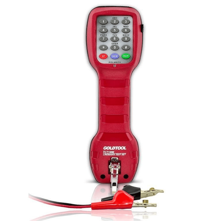 Goldtool Lineman's Test Set Red TCT-1900-RD