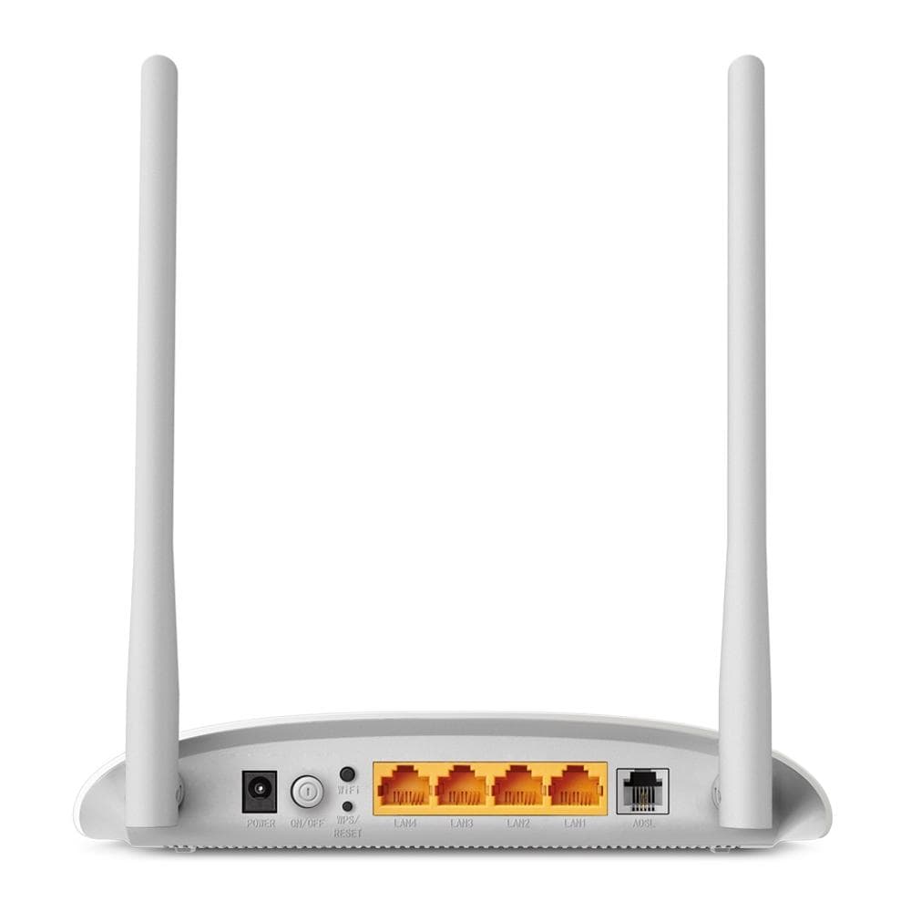 TP-Link TD-W8961N Wi-Fi 4 Wireless Router - Single-band 2.4GHz Fast Ethernet Gray and White