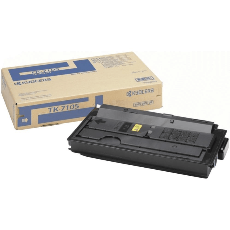 Kyocera TK-7105 Black Toner Kit Cartridge 20,000 Pages Original Single-pack