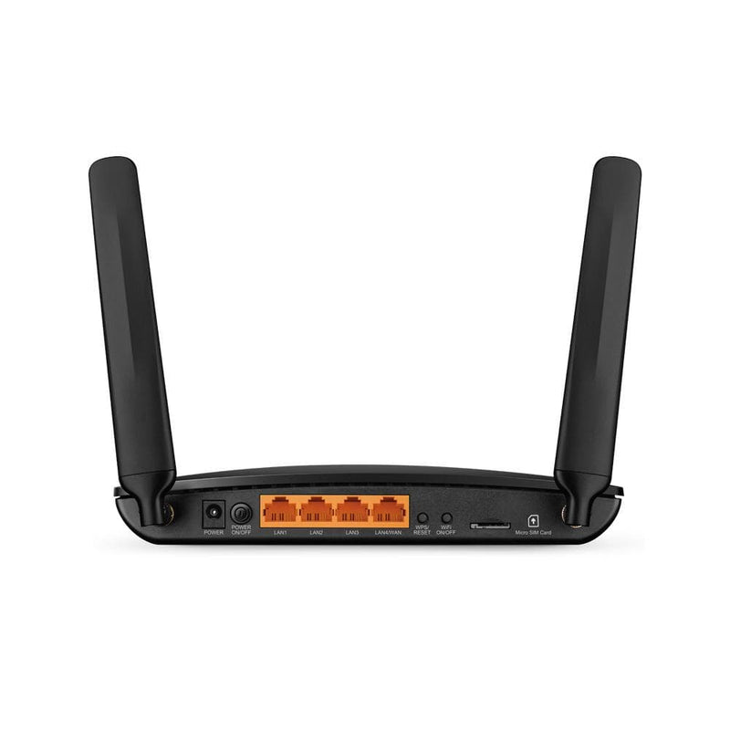TP-Link TL-MR6400 Wi-Fi 4 Wireless Router - Single-band 2.4GHz Fast Ethernet 3G 4G Black