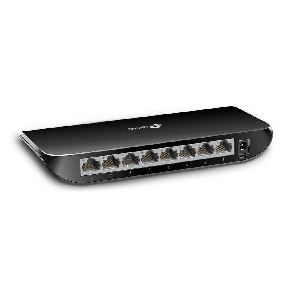 TP-Link TL-SG1008D 8-Port Gigabit Desktop Switch Unmanaged Black
