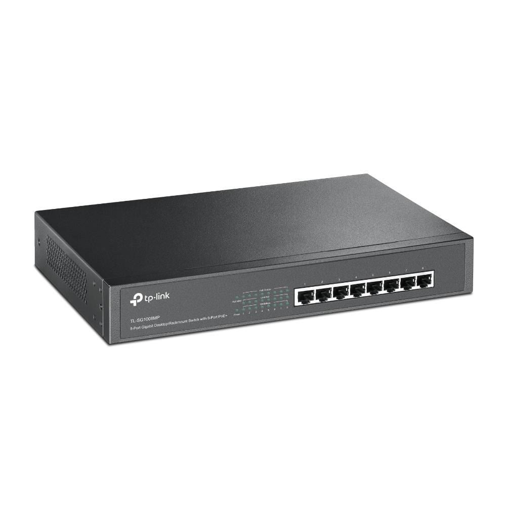 TP-Link TL-SG1008MP Unmanaged Network Switch Gigabit Ethernet 10/100/1000 Mbits PoE Black