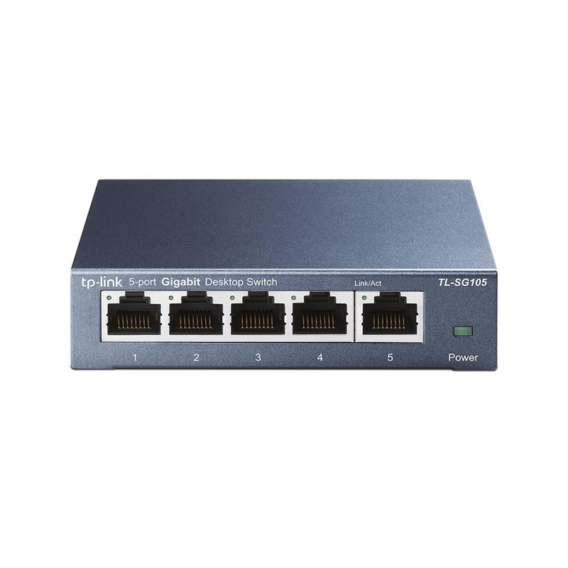 TP-Link TL-SG105 5-Port 10/100/1000 Mbits Desktop Switch Unmanaged Black