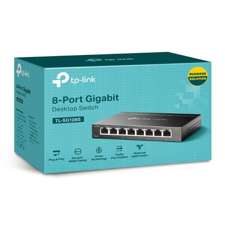 TP-Link 8-port Gigabit Desktop Unmanaged Switch TL-SG108S