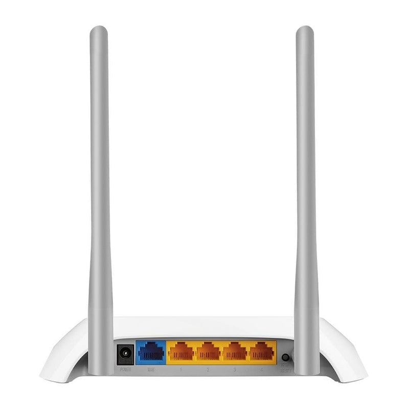 TP-Link TL-WR840N Wi-Fi 4 Wireless Router - Single-band 2.4GHz Fast Ethernet Gray and White