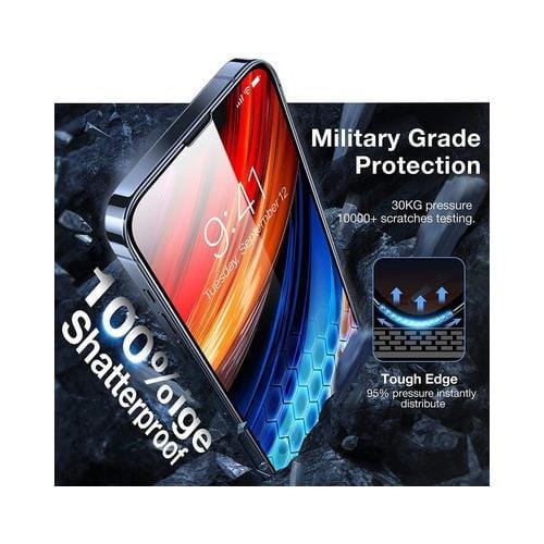 Tuff-Luv 2.5D Tempered Glass Full Screen Protection for Apple iPhone 14 Plus - Clear TLIP14PLUSTG