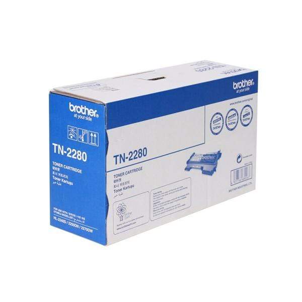 Brother TN-2280 Black Toner Cartridge 2,600 Pages Original Single-pack