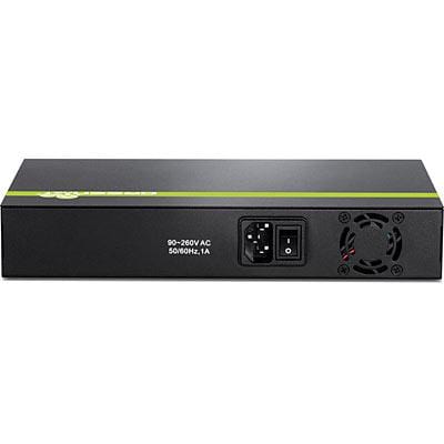 TRENDnet TPE-T80H Unmanaged Switch Fast Ethernet PoE Black
