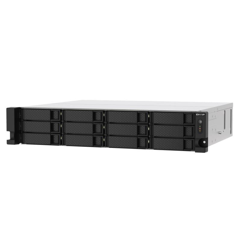 QNAP V1500B 12-Bay Diskless 2U Rackmount NAS TS-1273AU-RP-8G