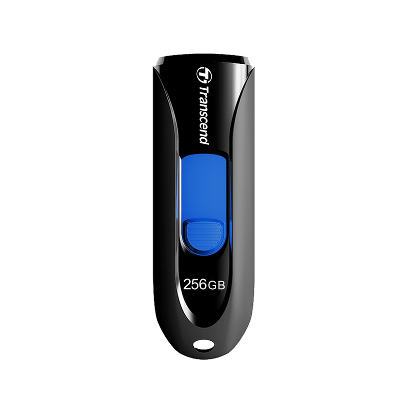 Transcend JetFlash 790 128GB Black USB 3.2 Gen 1 Type-A and Blue USB Flash Drive TS128GJF790K