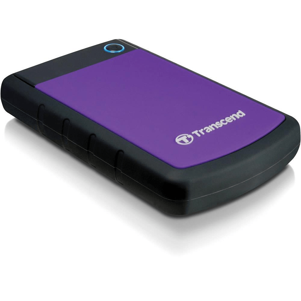 Transcend StoreJet 25H3 1TB Purple External Hard Drive TS1TSJ25H3P