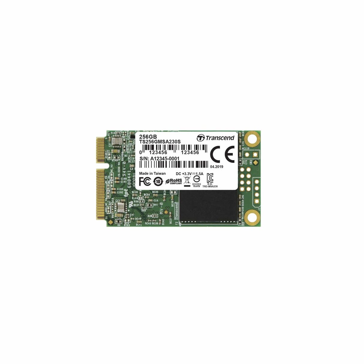 Transcend 2.5-inch 256GB Serial ATA III Internal SSD TS256GMSA230S