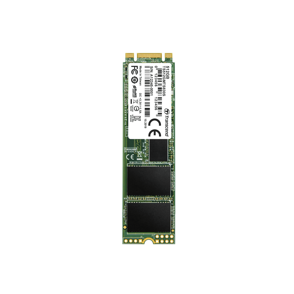 Transcend M.2 830S 512GB Internal SSD TS512GMTS830S – FirstShop