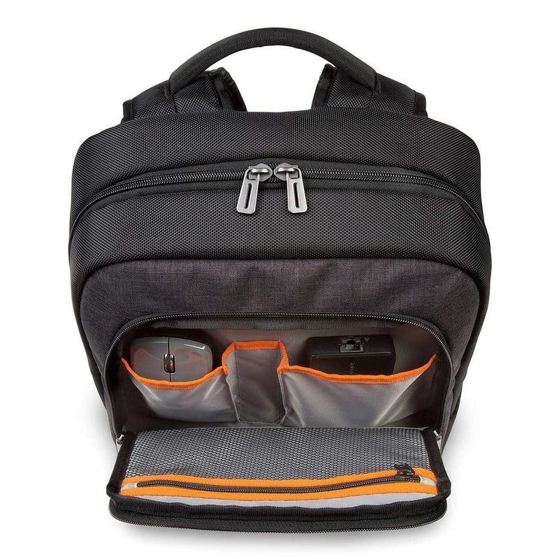 Targus CitySmart 12.5 13 13.3 14 15 15.6-inch Essential Notebook Backpack - Black and Grey TSB911EU