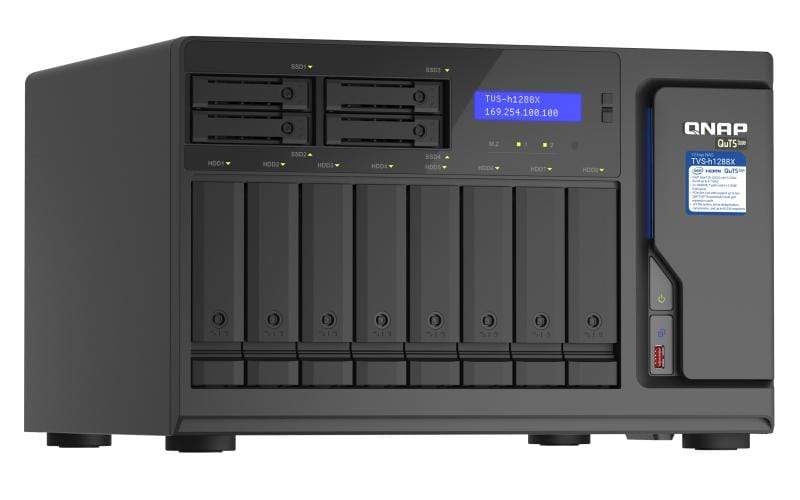 QNAP TVS-h1288X NAS Tower Ethernet LAN Black