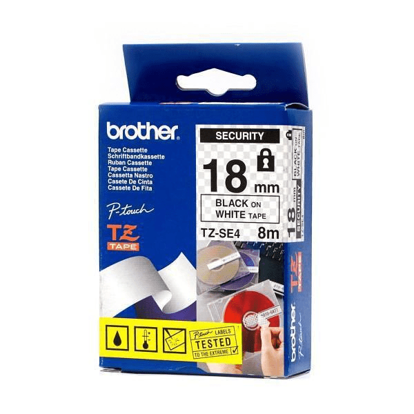 Brother Gloss Laminated Security Tape TZ-SE4
