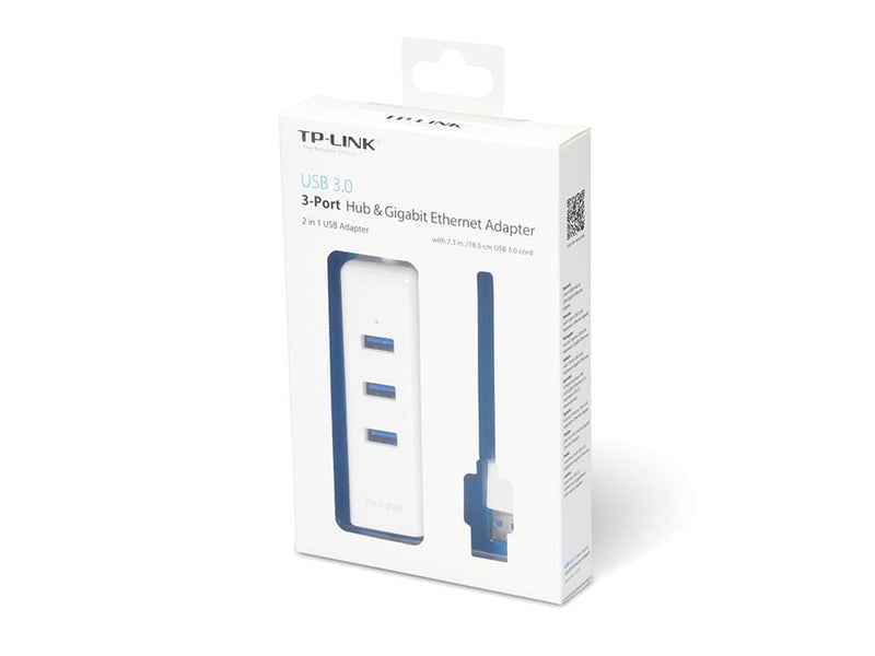 TP-Link UE330 interface hub USB 3.2 Gen 1 (3.1 Gen 1) Type-A 1000 Mbit/s White
