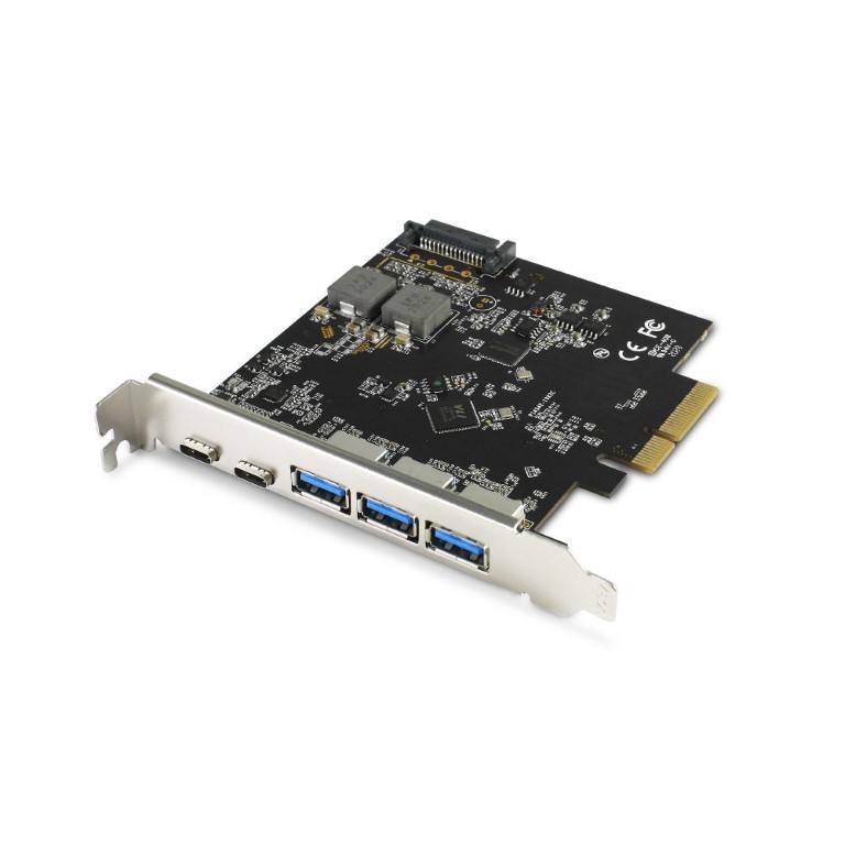 Vantec 5-port USB PCIe Host Adapter Card UGT-PC3A2C