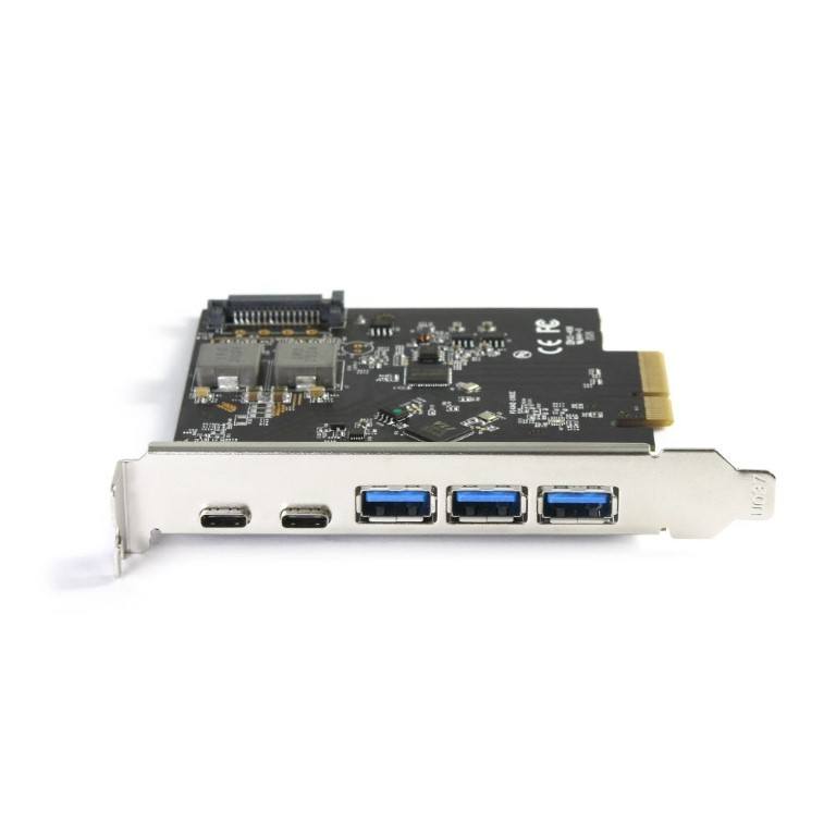 Vantec 5-port USB PCIe Host Adapter Card UGT-PC3A2C