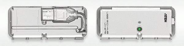 Aten UH275 interface hub 480 Mbit/s Silver