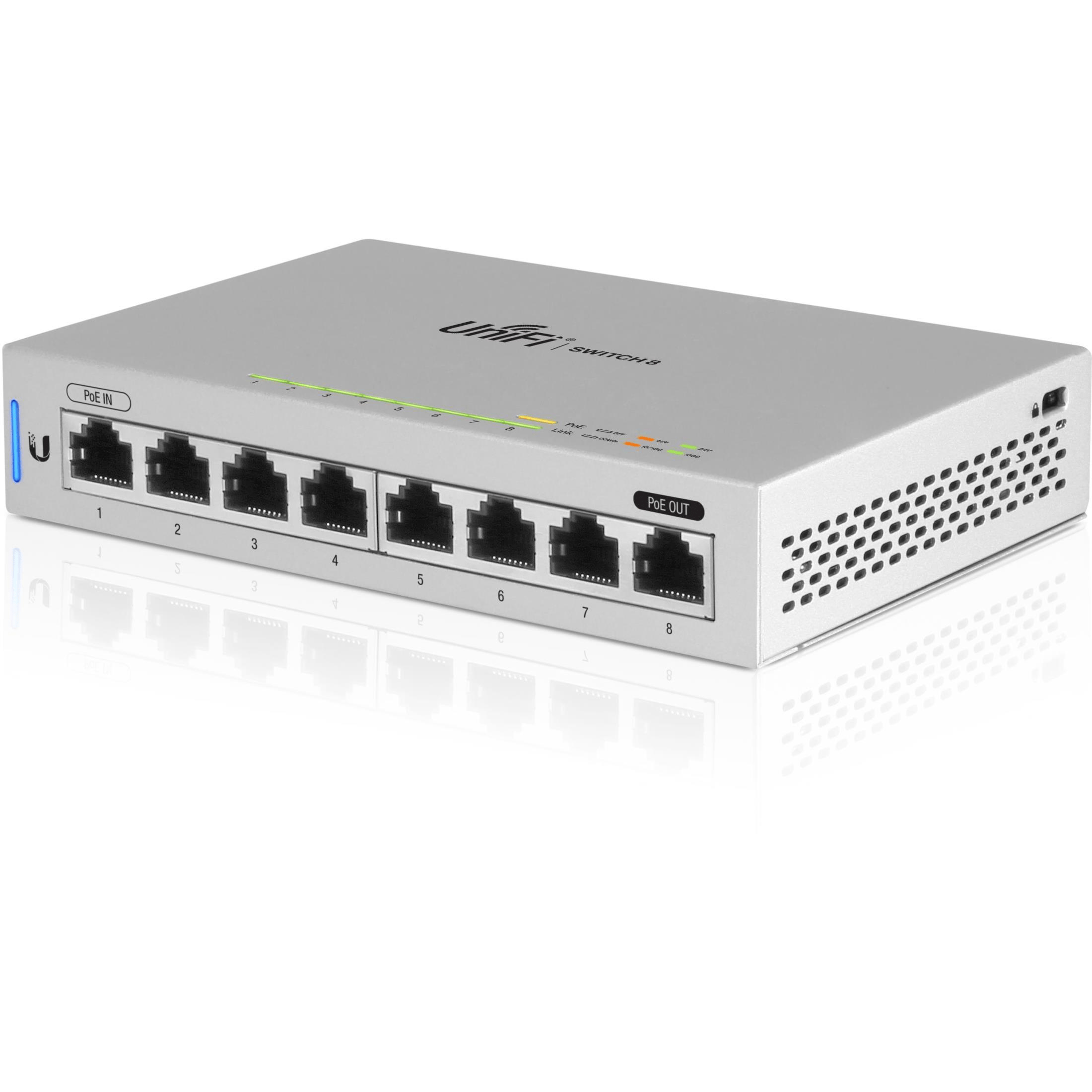 Ubiquiti UniFi 8-port Managed Switch Grey US-8