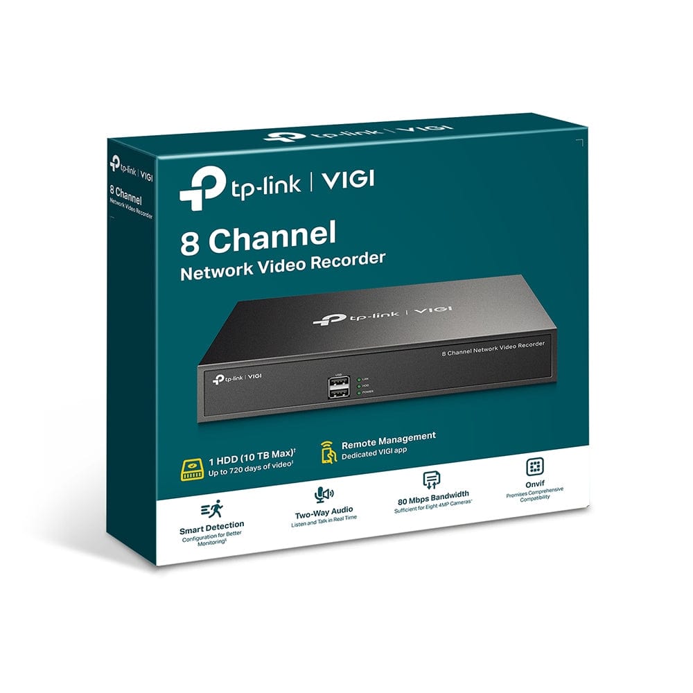 TP-Link VIGI NVR1008H VIGI 8 Channel Network Video Recorder VIGI-NVR1008H