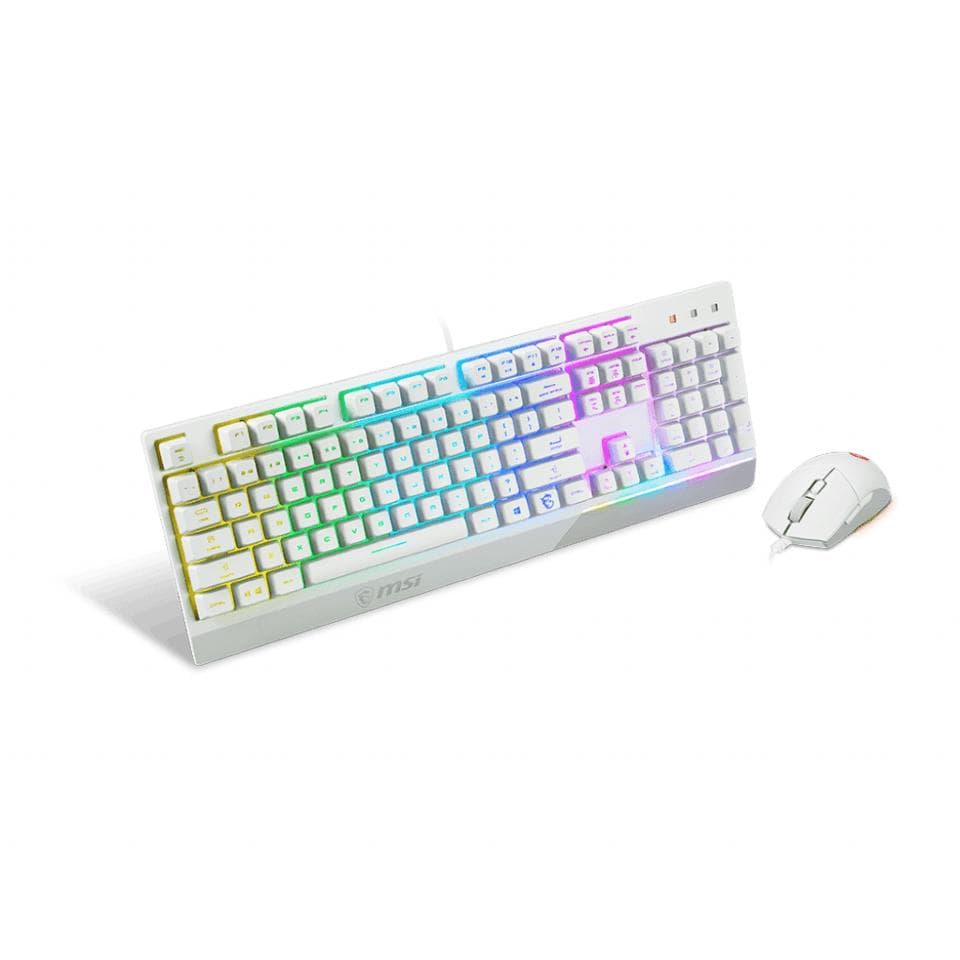 MSI Vigor GK30 Mouse and Keyboard Combo White VIGOR GK30 COMBO WHITE US