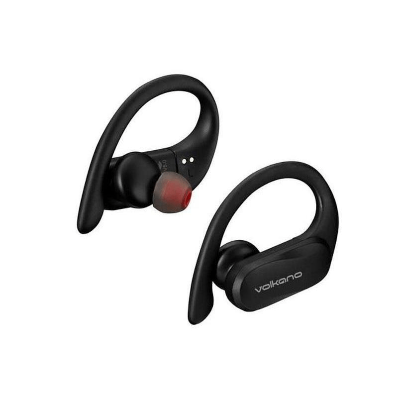 Volkano Sprint Series True Wireless Bluetooth Earbuds - Black VK-1112-BK
