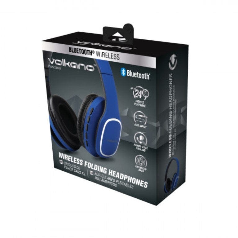 Volkano Phonic Series Bluetooth Series Headphones Blue VK-2002-BL