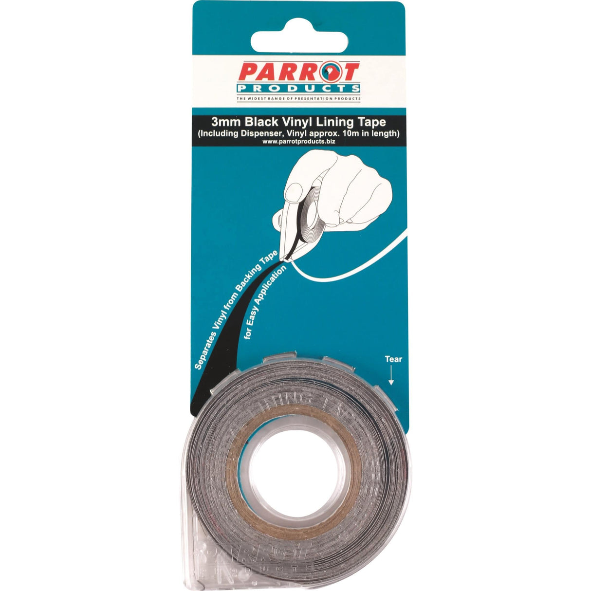 Parrot Vinyl Lining Tape (10 Meters - 3mm - Black)