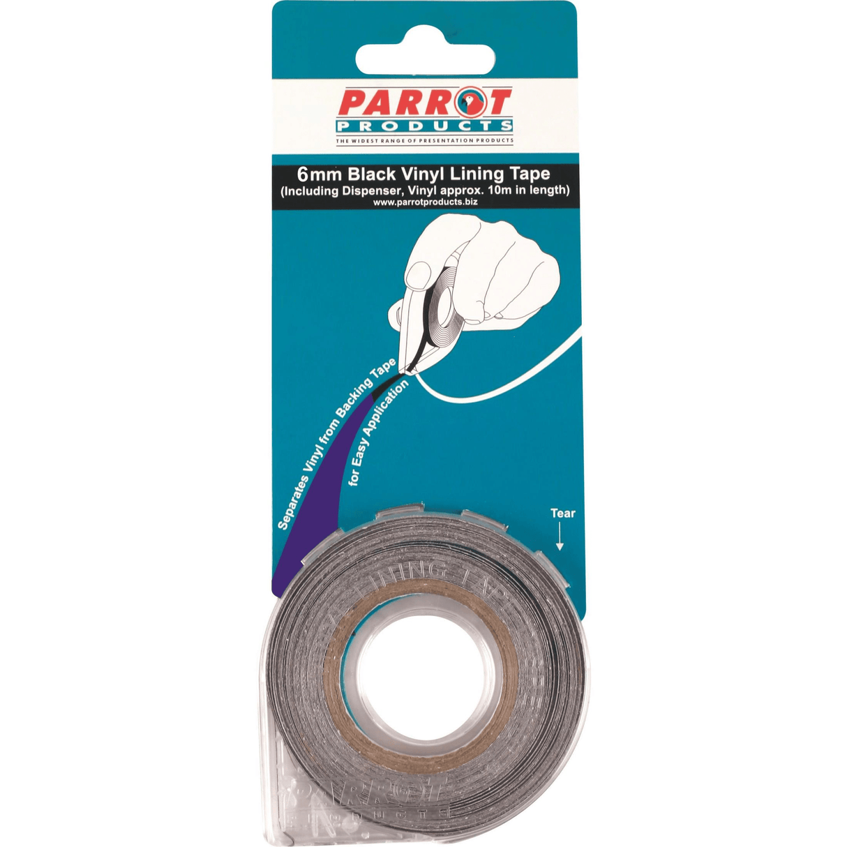 Parrot Vinyl Lining Tape 10m 6mm Blue VT7008