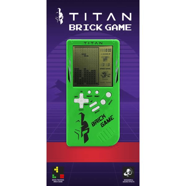 Titan Brick Game Portable - Green VW906G