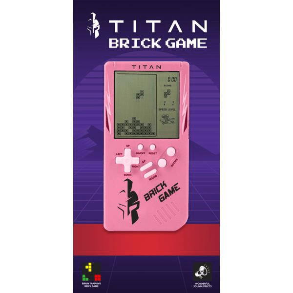 Titan Brick Game Portable - Pink VW906P