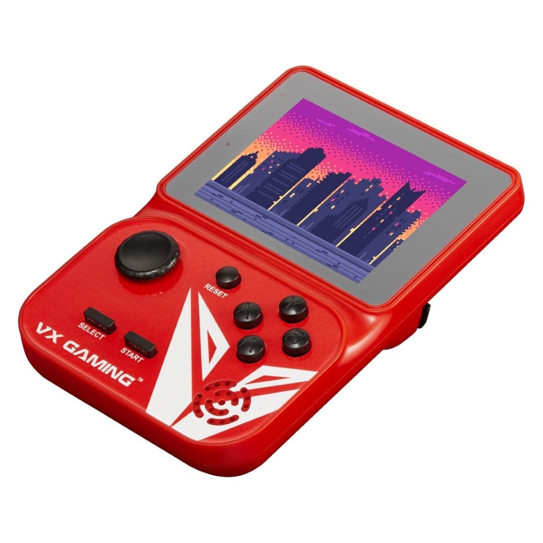 Volkano Nostalgia Series Gaming Handheld Retro Game Station - Red VX-161-RD