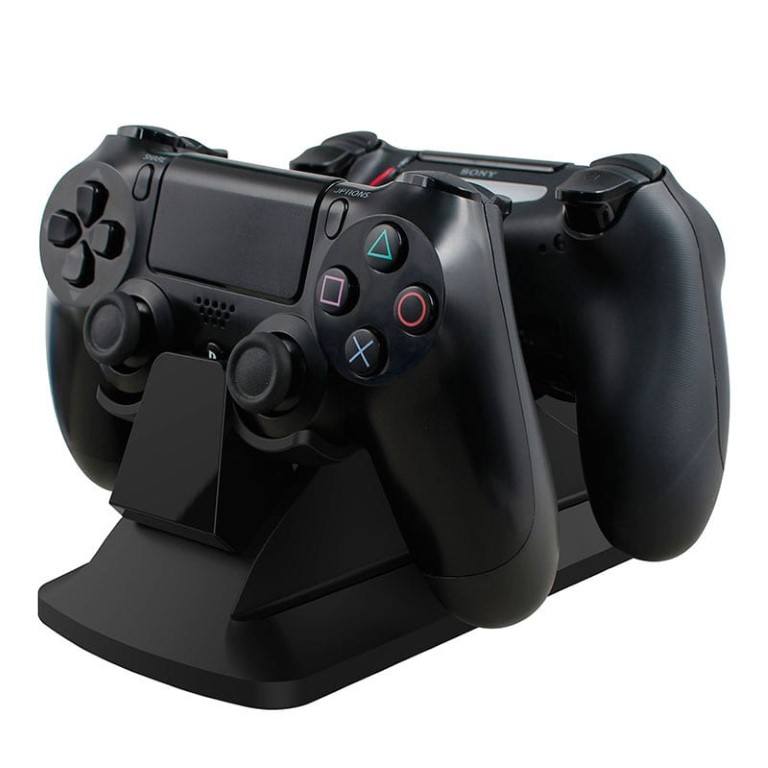 SparkFox PS4 Dual Controller Charging Station Black W60P190
