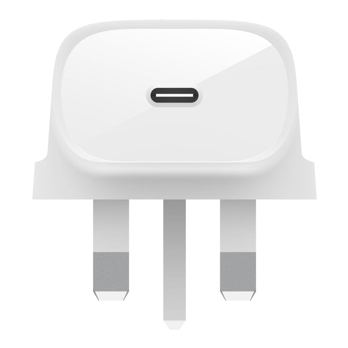 Belkin BoostCharge USB-C 30W Single USB-C Port with USB-C to Lightning Cable - White WCA005VF1MWH-B5