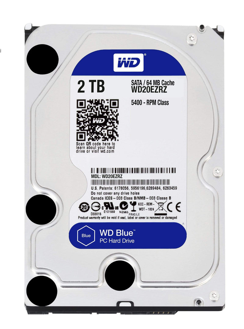 WD Blue 3.5-inch 2TB Serial ATA III Internal Hard Drive WD 20EZRZ