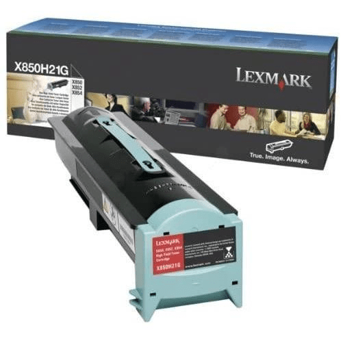 Lexmark X850H21G Black Toner Cartridge 30,000 Pages Original Single-pack