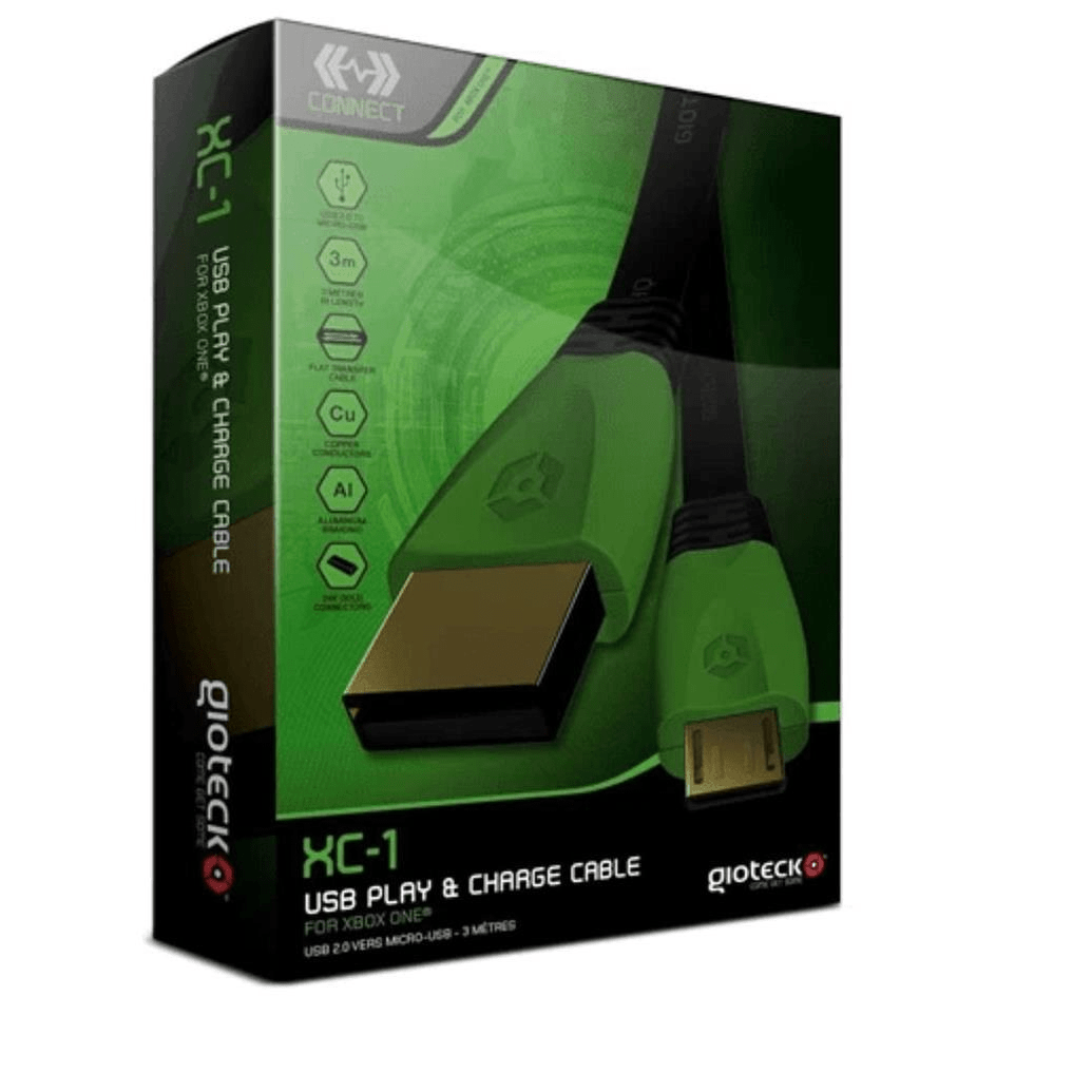 Gioteck Xbox 1 USB 2.0 to Micro-USB play & charge cable XB1-PCC
