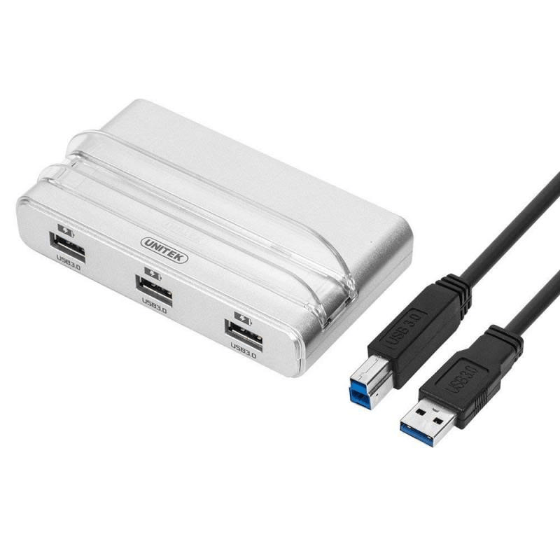 Unitek USB3.0 4-port Charge Hub Stand OTG Y-3067