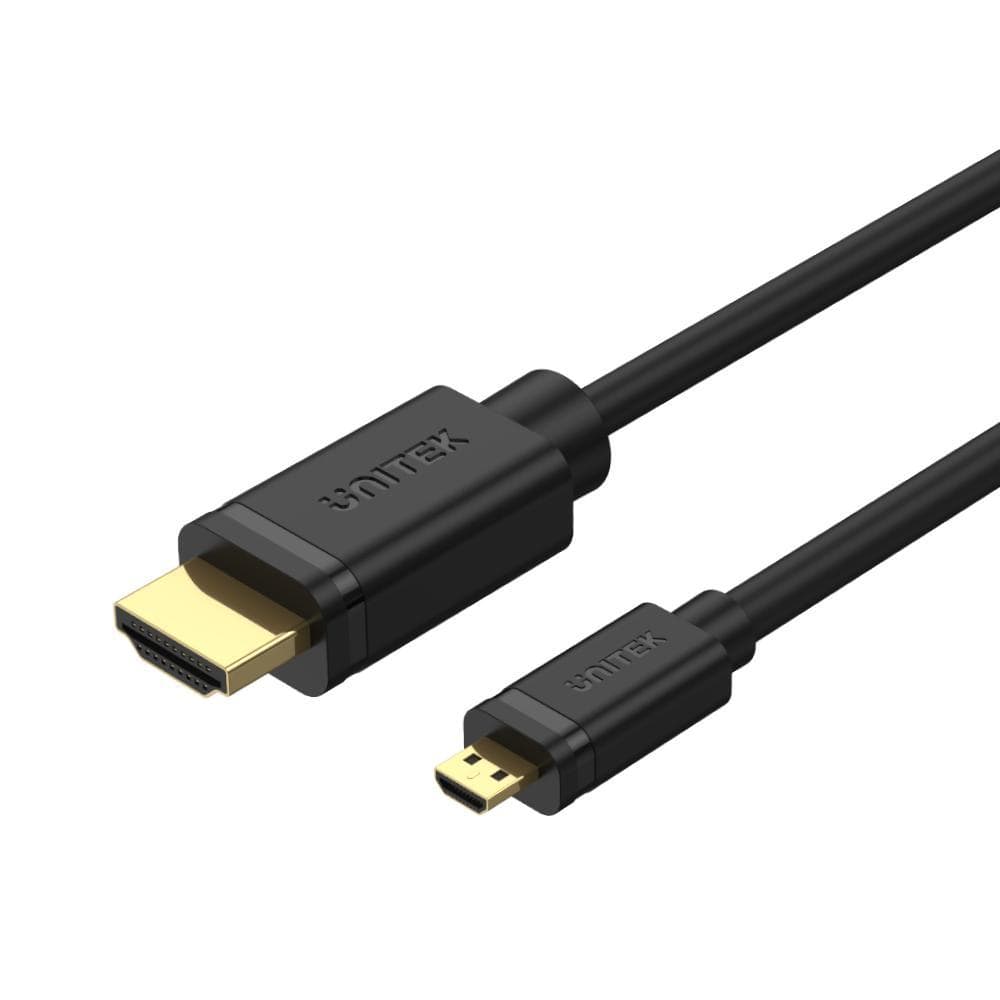 Unitek 2m 4K 60Hz High Speed Micro HDMI to HDMI 2.0 Cable Y-C182