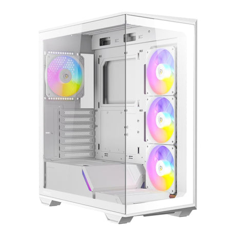 Antec C3 ARGB ATX ARGB Mid-Tower Gaming PC Case White 0-761345-10032-8