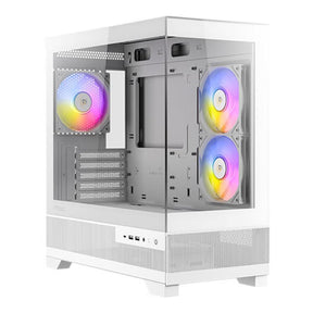 Antec CX500M Micro-ATX RGB Mini-Tower Gaming PC Case White 0-761345-10110-3