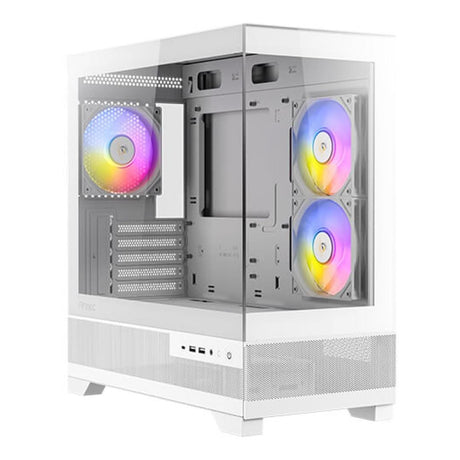Antec CX500M Micro-ATX RGB Mini-Tower Gaming PC Case White 0-761345-10110-3