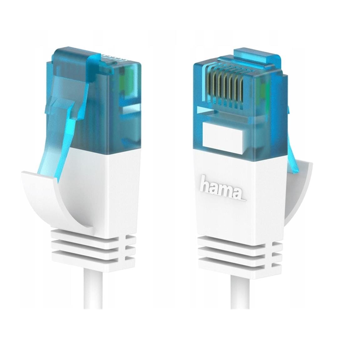 Hama Flexi-Slim CAT6a U/UTP Network Cable White 1.5m 00200689