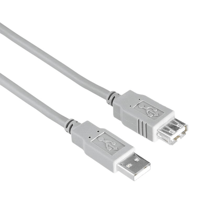 Hama Type-A USB Extension Cable 3m Grey 00200906